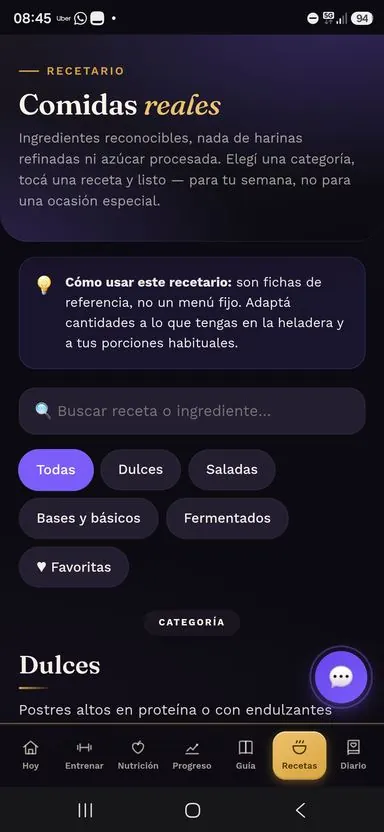 Recetario vivo